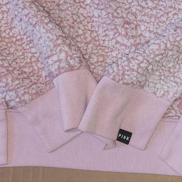 Pink Victorias Secret Sherpa Crewneck - Picture 7 of 7